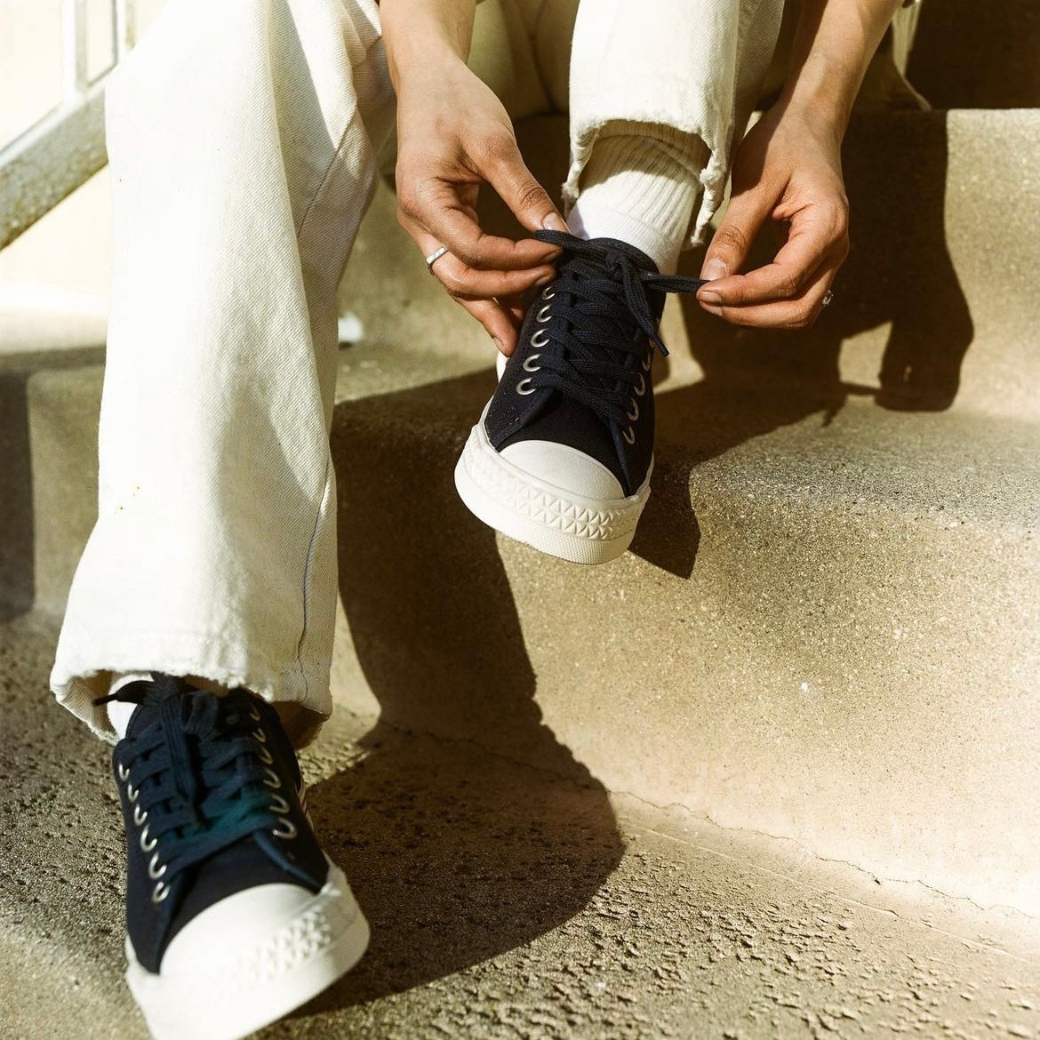 Hood - Rocket 66 LC Sneakers - Black/White